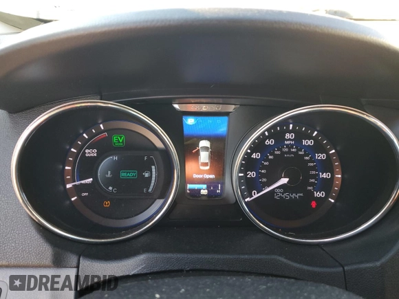 2013 Hyundai Sonata with VIN KMHEC4A45DA100032, listed as a Copart auction lot 46705995 with 124,544 mi miles and Salvage Title. Bid and sale history available at DreamBid. Image 9.