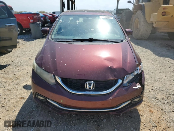 2015 Honda Civic Sedan EX-L with VIN 19XFB2F90FE034994, listed as a Copart auction lot 50828665 with 204,042 mi miles and Salvage Title. Bid and sale history available at carsss.com. Image 5.