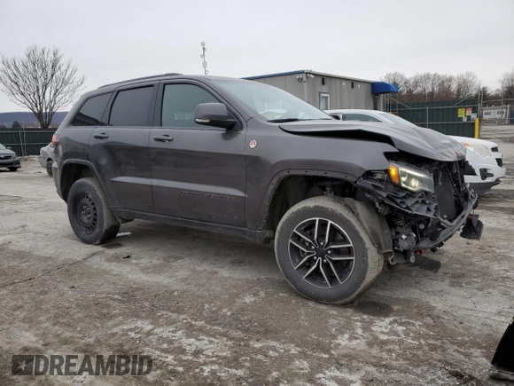 2021 Jeep Grand Cherokee Trailhawk with VIN 1C4RJFLG8MC565732, listed as a Copart auction lot 44925085 with 60,083 mi miles and Salvage title. Bid and sale history available at DreamBid. Image 4.