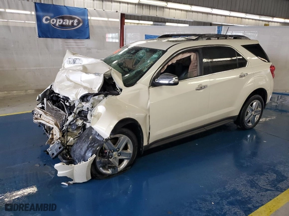 2015 Chevrolet Equinox LTZ with VIN 1GNFLHEK5FZ136422, listed as a Copart auction lot 85218664 with 0 mi miles and Clean Title. Bid and sale history available at carsss.com. Image 1.