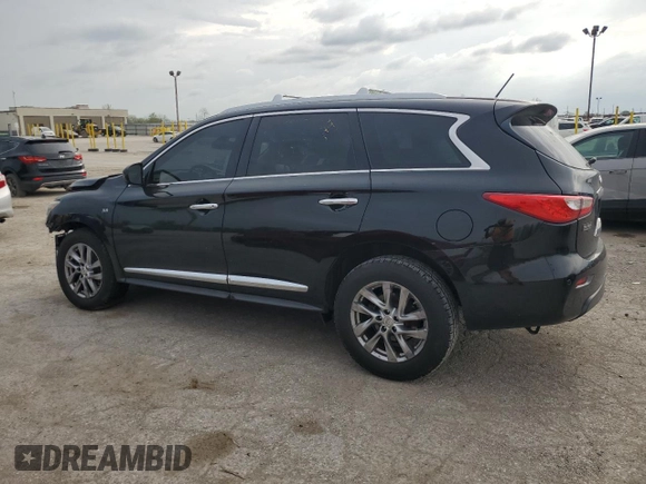 2015 Infiniti QX60 with VIN 5N1AL0MM8FC558867, listed as a Copart auction lot 54653245 with Not provided miles and Salvage title. Bid and sale history available at DreamBid. Image 2.