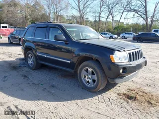 2005 Jeep Grand Cherokee Limited with VIN 1J4HR58245C697913, listed as a IAAI auction lot 41893223 with 255,297 mi miles. Bid and sale history available at carsss.com. Image 1.