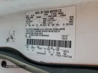 2007 Ford Explorer Eddie Bauer with VIN 1FMEU74E17UB30523, listed as a Copart auction lot 59090955 with 237,617 mi miles and Non repairable. Bid and sale history available at DreamBid. Image 13.