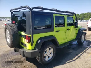 2016 Jeep Wrangler Unlimited Sport with VIN 1C4BJWDG8GL335001, listed as a Copart auction lot 53081785 with 91,533 mi miles and Salvage Title. Bid and sale history available at DreamBid. Image 3.