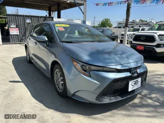 2020 Toyota Corolla Hybrid LE with VIN JTDEBRBE1LJ010757, listed as a Copart auction lot 54384695 with 46,653 mi miles and Salvage Title. Bid and sale history available at carsss.com. Image 1.