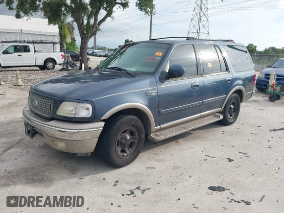 2002 Ford Expedition Eddie Bauer z VIN 1FMRU17L72LA60243, wystawiony jako IAAI lot #42555835 z przebiegiem 222 532 mil mil oraz . Historia ofert i sprzedaży dostępna na DreamBid. Obrazek 2.