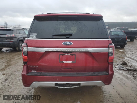 2018 Ford Expedition Platinum with VIN 1FMJU1MT4JEA55750, listed as a Copart auction lot 86452284 with 51,053 mi miles and Clean Title. Bid and sale history available at carsss.com. Image 6.