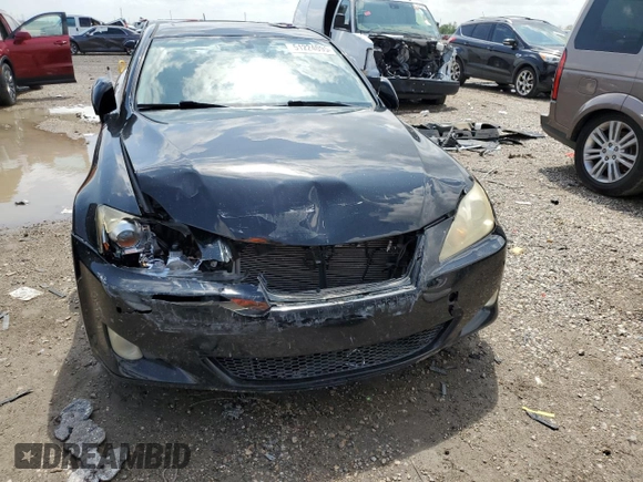 2006 Lexus IS 350 with VIN JTHBE262562002448, listed as a Copart auction lot 61063565 with 187,561 mi miles and Salvage title. Bid and sale history available at DreamBid. Image 5.