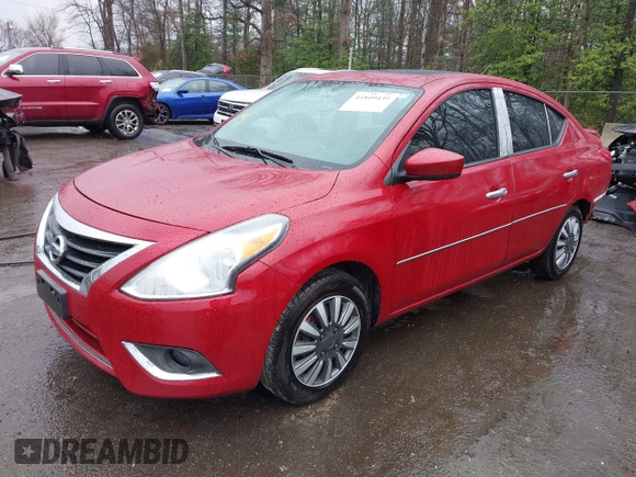 2015 Nissan Versa SV with VIN 3N1CN7AP7FL828807, listed as a IAAI auction lot 41849439 with 204,234 mi miles. Bid and sale history available at carsss.com. Image 18.