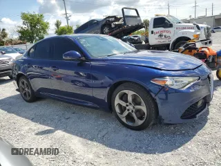 2018 Alfa Romeo Giulia with VIN ZARFAEDN9J7564125, listed as a Copart auction lot 61199245 with 89,922 mi miles and Clean title. Bid and sale history available at DreamBid. Image 4.