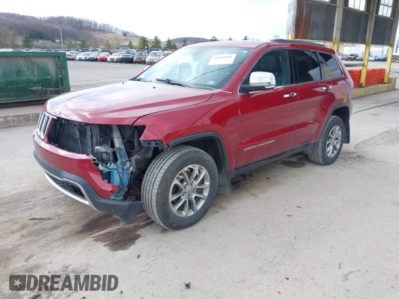 2015 Jeep Grand Cherokee Limited with VIN 1C4RJFBG3FC159426, listed as a IAAI auction lot 41848001 with 135,311 mi miles. Bid and sale history available at carsss.com. Image 2.