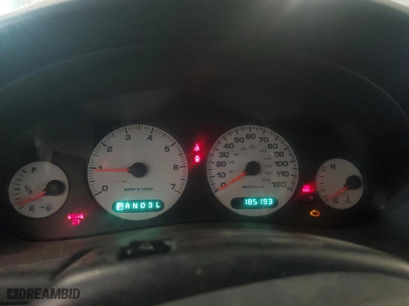 2003 Dodge Intrepid ES with VIN 2B3HD56G83H543557, listed as a Copart auction lot 72656874 with 185,193 mi miles and Clean Title. Bid and sale history available at carsss.com. Image 9.