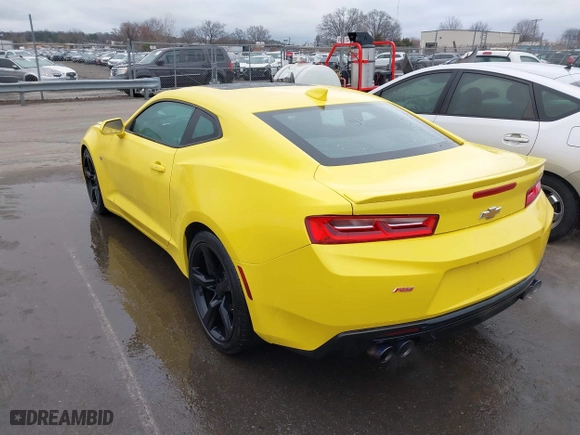 2016 Chevrolet Camaro 2LT with VIN 1G1FD1RSXG0159524, listed as a IAAI auction lot 41542603 with 127,798 mi miles. Bid and sale history available at carsss.com. Image 3.