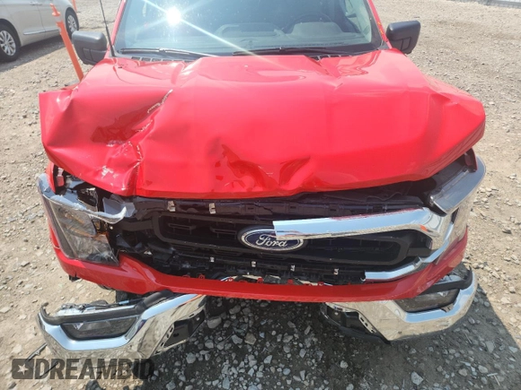 2023 Ford F-150 XL with VIN 1FTMF1C52PKE03201, listed as a Copart auction lot 59740895 with 36,713 mi miles and Salvage title. Bid and sale history available at DreamBid. Image 11.