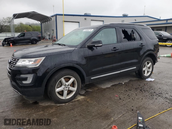 2017 Ford Explorer XLT with VIN 1FM5K8D82HGE17794, listed as a Copart auction lot 51859215 with 101,353 mi miles and Clean title. Bid and sale history available at DreamBid. Image 1.