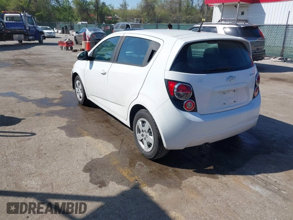 2014 Chevrolet Sonic LS with VIN 1G1JA6SH3E4196824, listed as a IAAI auction lot 42099058 with 66,584 mi miles and . Bid and sale history available at DreamBid. Image 3.