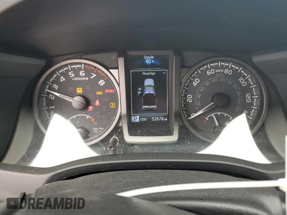 2023 Toyota Tacoma 4WD SR with VIN 3TMCZ5AN0PM625550, listed as a Copart auction lot 48675375 with 52,678 mi miles and Salvage Title. Bid and sale history available at carsss.com. Image 9.