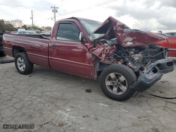 1999 Dodge Ram 1500 with VIN 1B7HC16X3XS152471, listed as a Copart auction lot 79646204 with 0 mi miles and Clean Title. Bid and sale history available at carsss.com. Image 4.