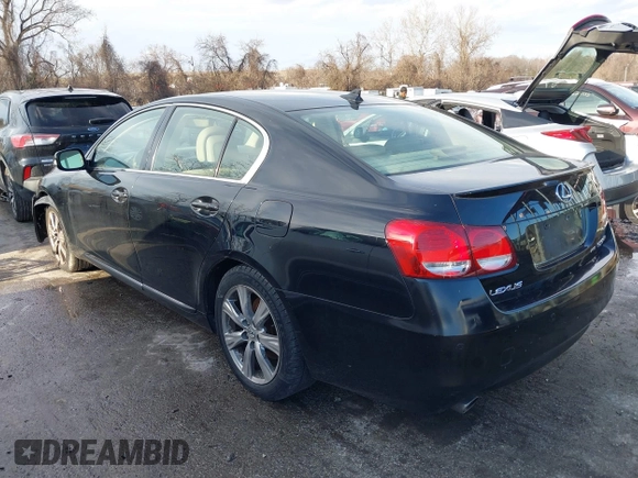2008 Lexus GS with VIN JTHCE96S180019551, listed as a IAAI auction lot 38621596 with 141,645 mi miles. Bid and sale history available at carsss.com. Image 3.