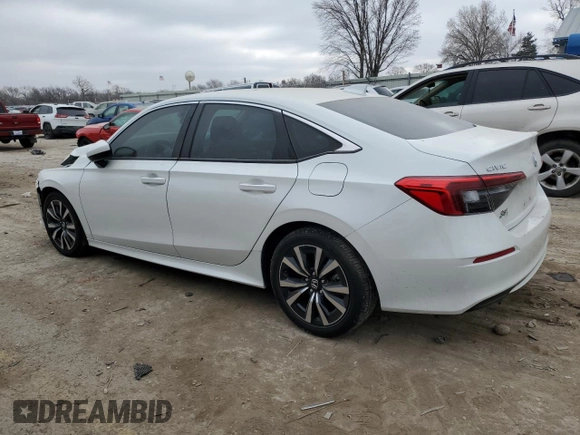 2024 Honda Civic Sedan EX with VIN 2HGFE1F77RH302272, listed as a Copart auction lot 85743674 with 12,368 mi miles and Salvage Title. Bid and sale history available at carsss.com. Image 2.