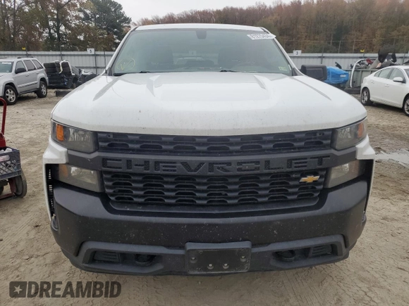 2021 Chevrolet Silverado 1500 Work Truck with VIN 1GCUYAEF8MZ307091, listed as a Copart auction lot 81275434 with 101,822 mi miles and Salvage Title. Bid and sale history available at DreamBid. Image 5.