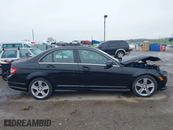 2011 Mercedes-Benz C-Class C 300 Sport with VIN WDDGF8BBXBR160983, listed as a IAAI auction lot 41996335 with 63,846 mi miles. Bid and sale history available at carsss.com. Image 13.