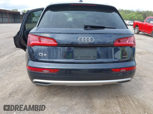 2019 Audi Q5 Premium Plus with VIN WA1BNAFY9K2144483, listed as a IAAI auction lot 41898239 with 54,676 mi miles. Bid and sale history available at carsss.com. Image 16.