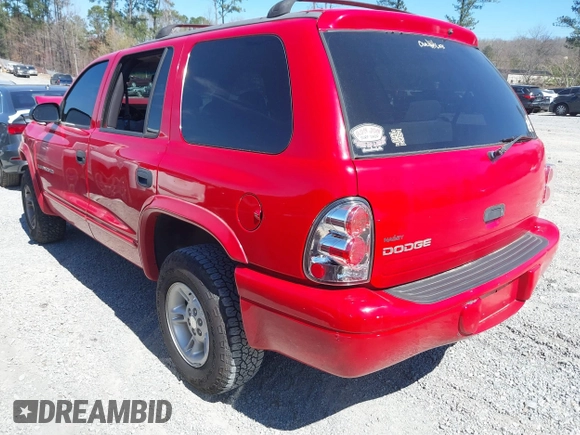 2000 Dodge Durango with VIN 1B4HS28N9YF104873, listed as a IAAI auction lot 41829239 with 186,126 mi miles and . Bid and sale history available at DreamBid. Image 3.