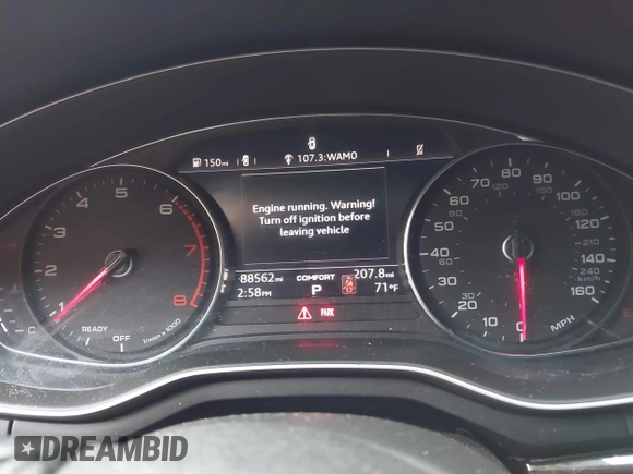 2018 Audi A4 Premium Plus z VIN WAUENAF46JA149268, wystawiony jako IAAI lot #42313647 z przebiegiem 88 562 mil mil oraz . Historia ofert i sprzedaży dostępna na DreamBid. Obrazek 7.