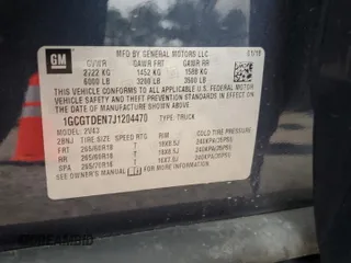 2018 Chevrolet Colorado 4WD Z71 z VIN 1GCGTDEN7J1204470, wystawiony jako Copart lot #49639545 z przebiegiem 62 509 mil mil oraz Szkoda całkowita • Salvage title. Historia ofert i sprzedaży dostępna na DreamBid. Obrazek 14.