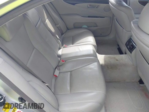 2007 Lexus LS 460 L with VIN JTHGL46F375017296, listed as a IAAI auction lot 42494641 with 158,936 mi miles and . Bid and sale history available at DreamBid. Image 8.