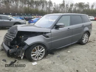 2016 Land Rover Range Rover Sport V6 SE with VIN SALWG2VF9GA647153, listed as a Copart auction lot 45769585 with 25,384 mi miles and Salvage Title. Bid and sale history available at carsss.com. Image 1.