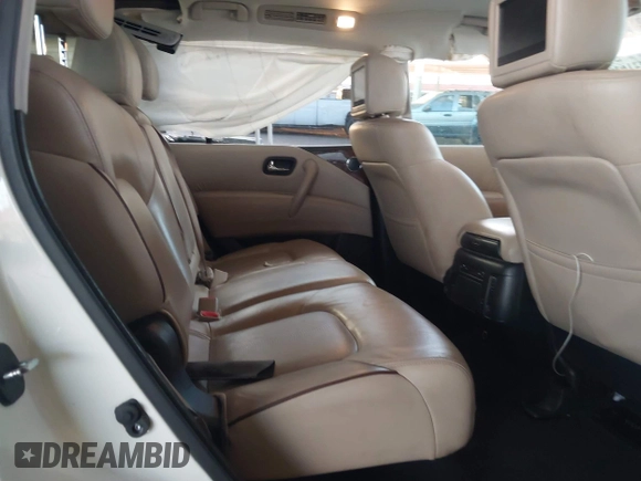 2018 Nissan Armada Platinum with VIN JN8AY2NC9J9552481, listed as a IAAI auction lot 42161022 with 95,415 mi miles and . Bid and sale history available at DreamBid. Image 8.