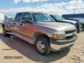 2002 Chevrolet Silverado 3500 with VIN 1GCJC33122F130105, listed as a Copart auction lot 54415455 with 0 mi miles and Clean Title. Bid and sale history available at carsss.com. Image 4.