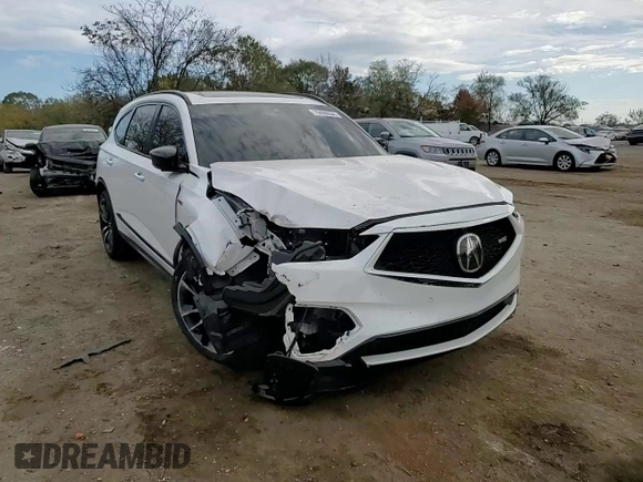 2024 Acura MDX Type S w/Advance Package with VIN 5J8YD8H82RL004631, listed as a Copart auction lot 79460654 with 9,901 mi miles and Salvage Title. Bid and sale history available at carsss.com. Image 12.