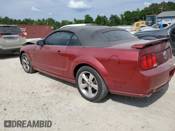 2007 Ford Mustang GT Deluxe with VIN 1ZVHT85H275226221, listed as a Copart auction lot 53680395 with Not provided miles and Salvage title. Bid and sale history available at DreamBid. Image 2.