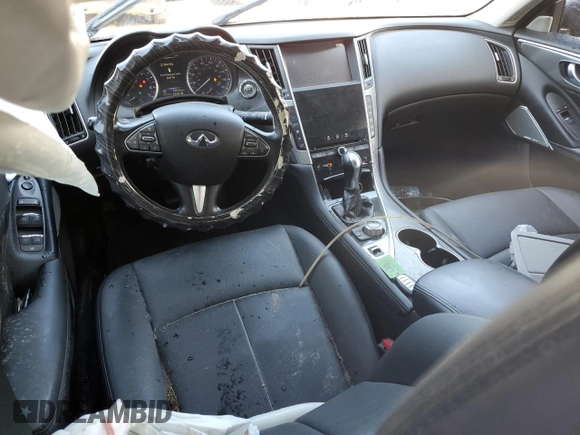2017 Infiniti Q50 3.0t Premium with VIN JN1EV7AP6HM742020, listed as a Copart auction lot 81989804 with 78,816 mi miles and Salvage Title. Bid and sale history available at carsss.com. Image 8.