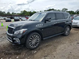 2017 Infiniti QX80 with VIN JN8AZ2NF8H9642612, listed as a Copart auction lot 60673065 with 133,579 mi miles and Clean title. Bid and sale history available at DreamBid. Image 1.