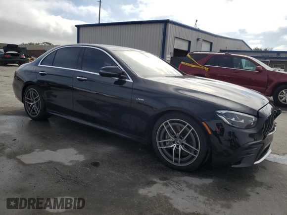 2021 Mercedes-Benz E-Class AMG E 53 with VIN W1KZF6BB2MA935839, listed as a Copart auction lot 86156364 with 28,290 mi miles and Non Repairable. Bid and sale history available at carsss.com. Image 4.