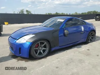 2003 Nissan 350Z Performance z VIN JN1AZ34D93T108602, wystawiony jako Copart lot #58537415 z przebiegiem 100 822 mil mil oraz Szkody całkowita. Historia ofert i sprzedaży dostępna na DreamBid. Obrazek 1.