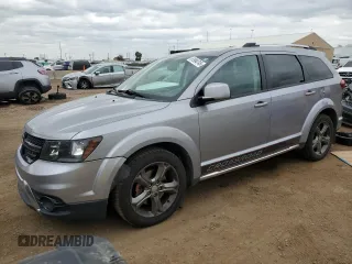 2015 Dodge Journey Crossroad with VIN 3C4PDCGG2FT712660, listed as a Copart auction lot 61984745 with 183,779 mi miles and Clean title. Bid and sale history available at DreamBid. Image 1.