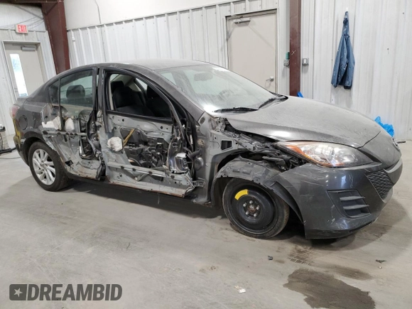 2010 Mazda 3 i Sport with VIN JM1BL1SF9A1128255, listed as a Copart auction lot 82906834 with 161,143 mi miles and Salvage Title. Bid and sale history available at DreamBid. Image 4.