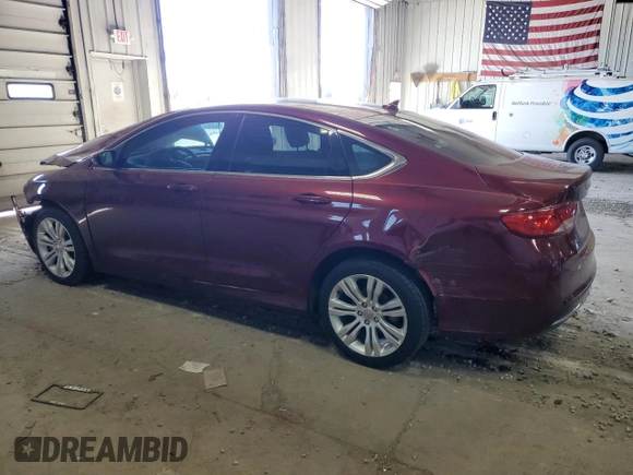 2015 Chrysler 200 Limited with VIN 1C3CCCABXFN755999, listed as a Copart auction lot 49608555 with 140,562 mi miles and Clean Title. Bid and sale history available at DreamBid. Image 2.