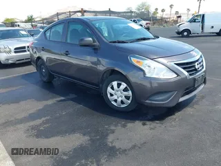 2015 Nissan Versa SV with VIN 3N1CN7AP5FL860073, listed as a IAAI auction lot 42035884 with 48,956 mi miles. Bid and sale history available at carsss.com. Image 1.