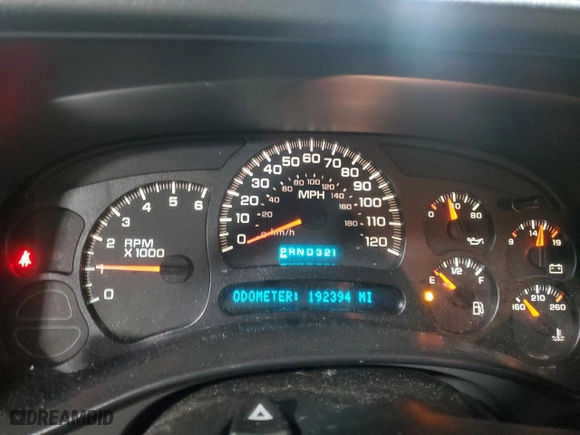 2005 Chevrolet Silverado 1500 Z71 with VIN 2GCEK13T651397043, listed as a Copart auction lot 43933165 with 192,394 mi miles and Salvage Title. Bid and sale history available at carsss.com. Image 9.