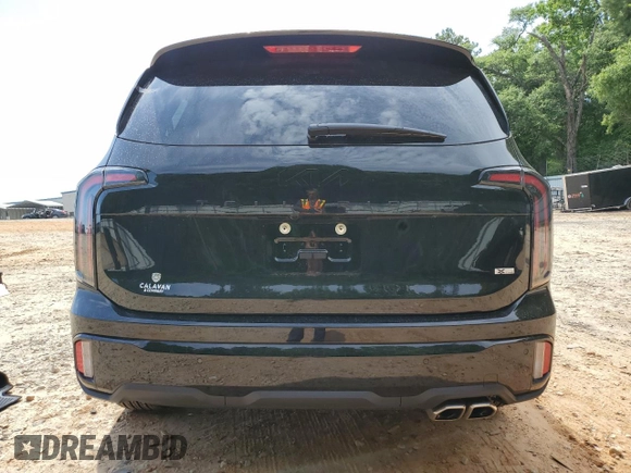 2025 Kia Telluride EX X-Line z VIN 5XYP3DGC8SG632397, wystawiony jako Copart lot #57338685 z przebiegiem 501 mil mil oraz Szkoda całkowita • Salvage title. Historia ofert i sprzedaży dostępna na DreamBid. Obrazek 6.