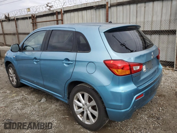 2012 Mitsubishi Outlander Sport SE with VIN JA4AP4AU7CZ011466, listed as a Copart auction lot 44462495 with 198,935 mi miles and Clean Title. Bid and sale history available at carsss.com. Image 2.