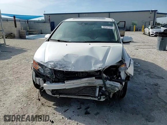 2014 Honda Odyssey Touring with VIN 5FNRL5H98EB059790, listed as a Copart auction lot 50547555 with Not Provided miles and Salvage Title. Bid and sale history available at DreamBid. Image 15.