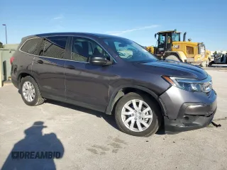 2019 Honda Pilot LX with VIN 5FNYF5H11KB019608, listed as a Copart auction lot 42678425 with 29,148 mi miles and Salvage Title. Bid and sale history available at DreamBid. Image 4.