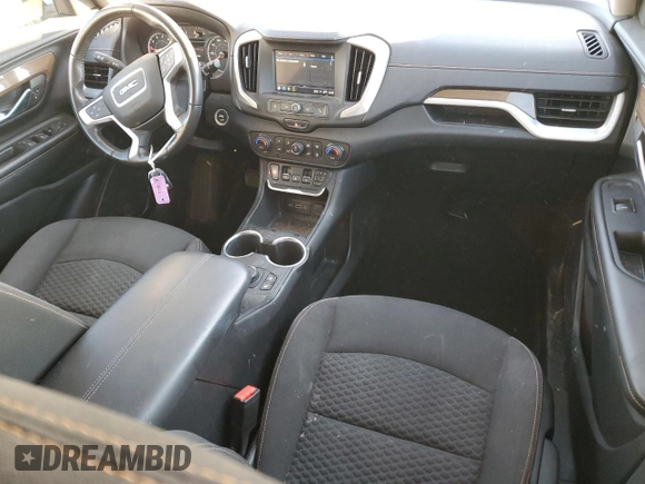 2018 GMC Terrain SLE with VIN 3GKALMEV1JL336000, listed as a Copart auction lot 83391234 with 97,142 mi miles and Salvage Title. Bid and sale history available at carsss.com. Image 8.